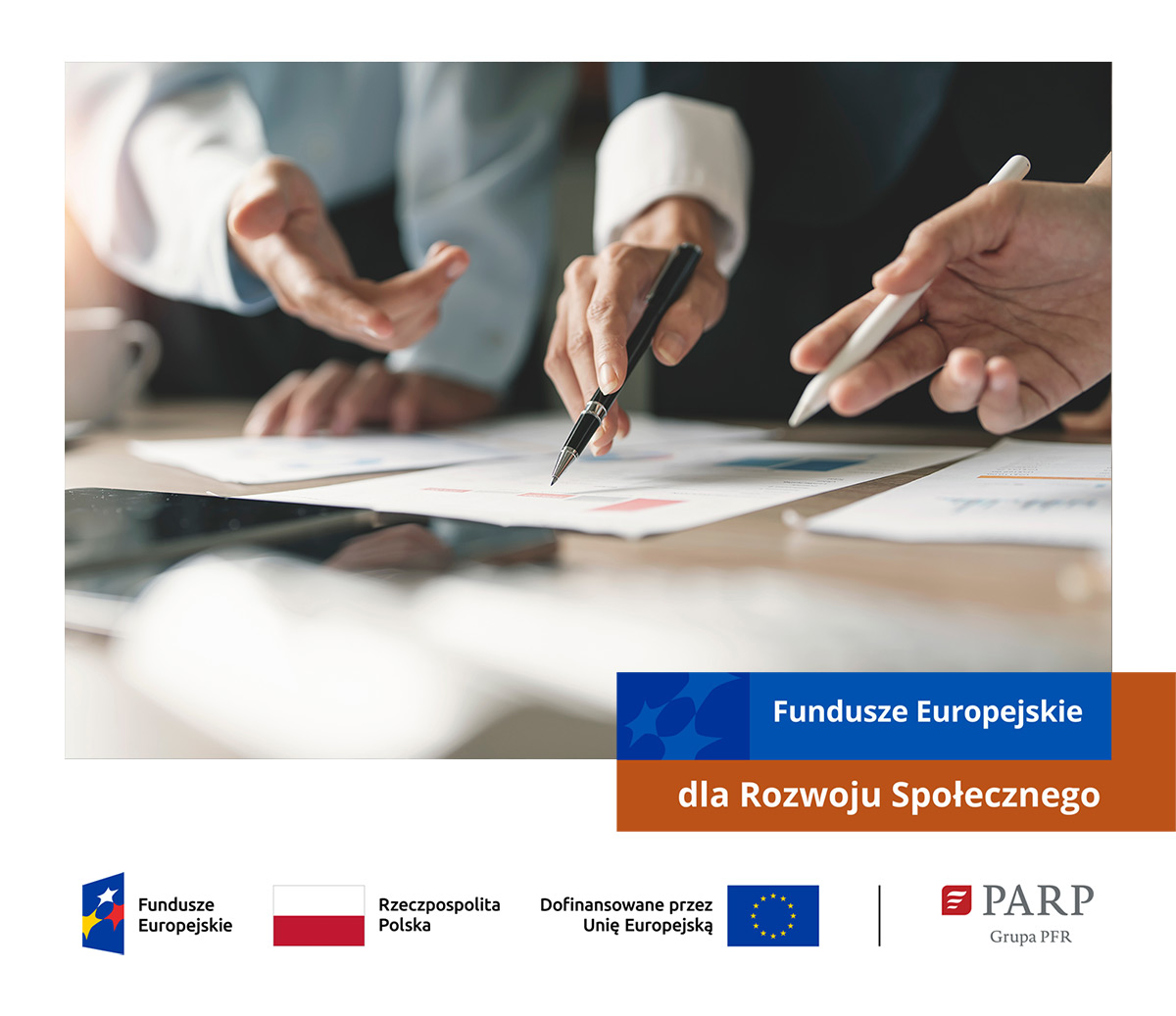 Fundusze Europejskie dla Rozwoju Społecznego - plakat