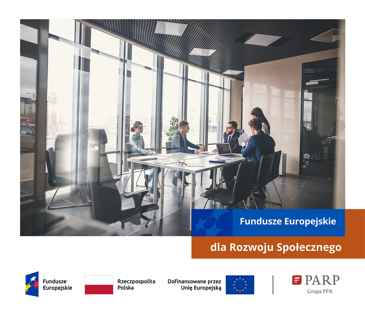 Fundusze Europejskie dla Rozwoju Społecznego - plakat